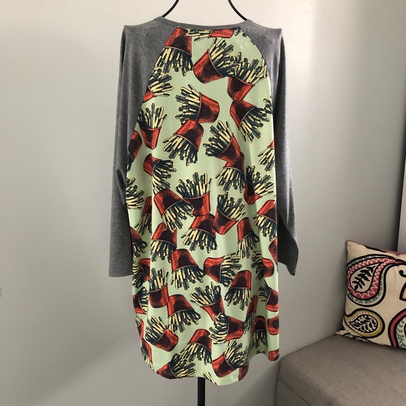 NWOT LulaRoe Randy French Fry Top - 2XL - Picture 4 of 4